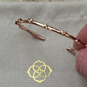 Kendra Scott Haven Heart Bracelet in Rose Gold